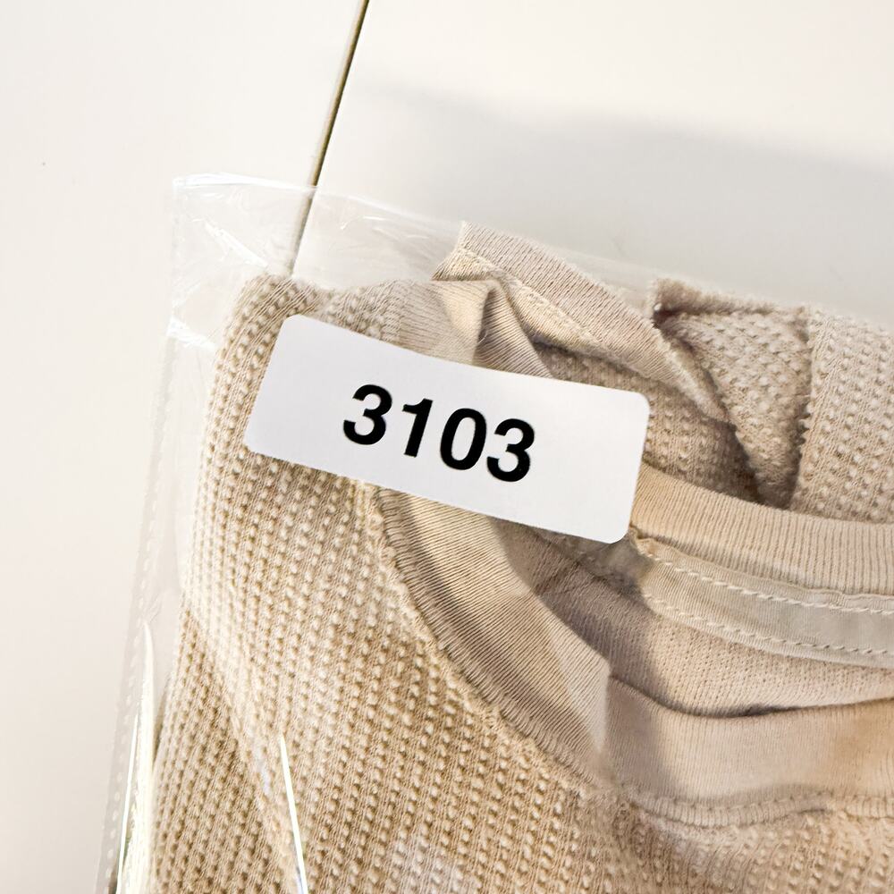Nike Womens Waffle Grid Relaxed Fit Pullover Sweatshirt Beige DM1648 - M - Picture 11 of 11